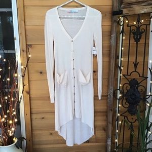 FREE PEOPLE BEACH WEAR LONG CARDIGAN